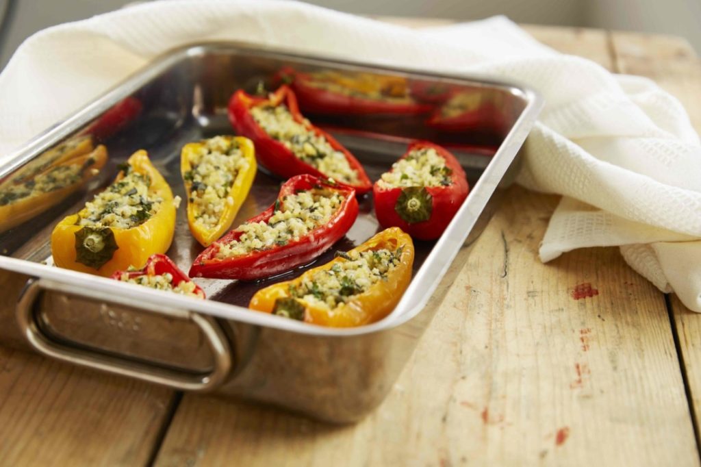 Gevulde paprika met gierst