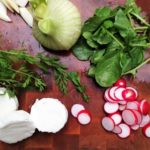 No waste – jonge groene lente blaadjes