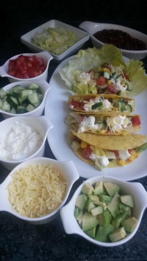 Slawraps of taco’s met Mexicaans gehakt