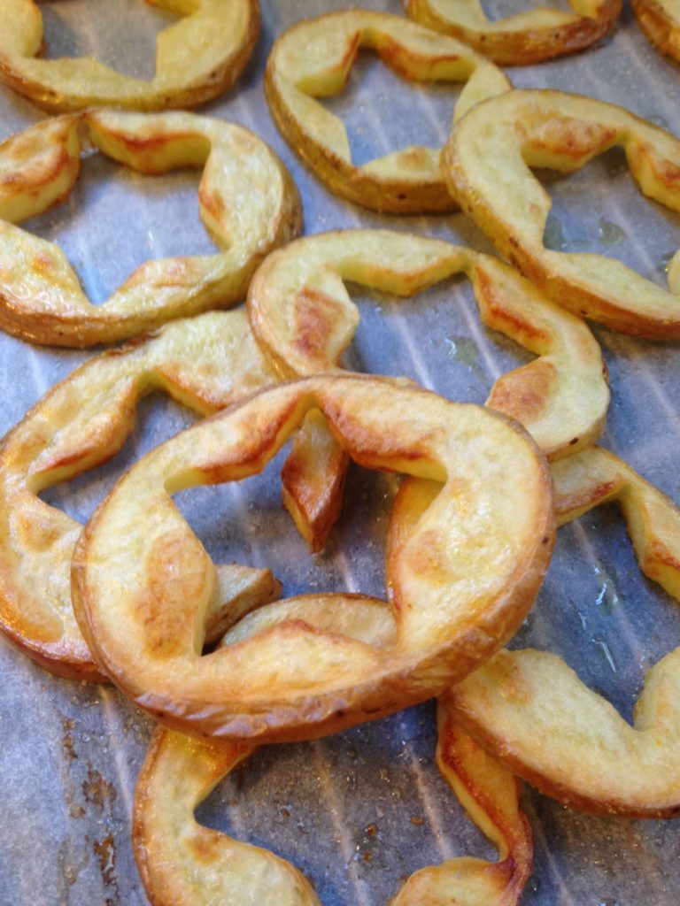 Aardappelsterren uit de oven met oregano