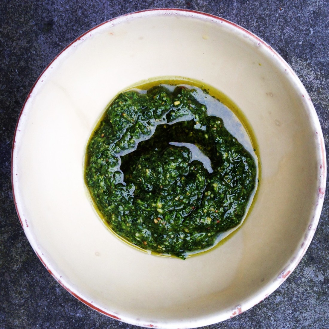 rucola pesto voor pasta saus