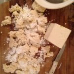 Krokant gebakken tofu