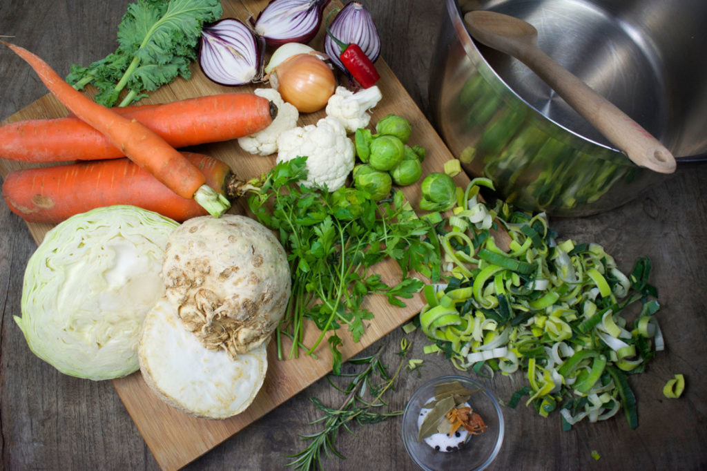 Basisrecept voor groentebouillon