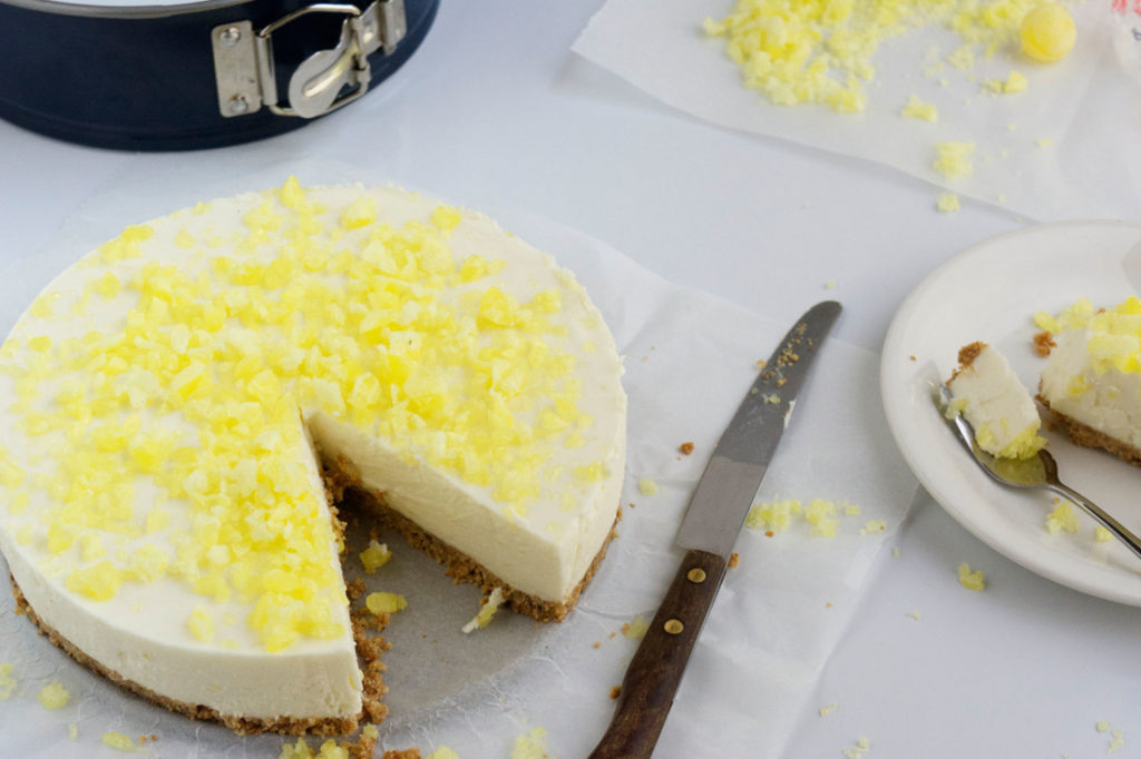 Citroen mascarpone taart maken