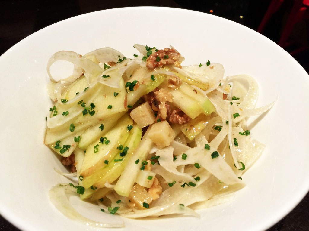 Venkel-appelsalade met Manchego kaas
