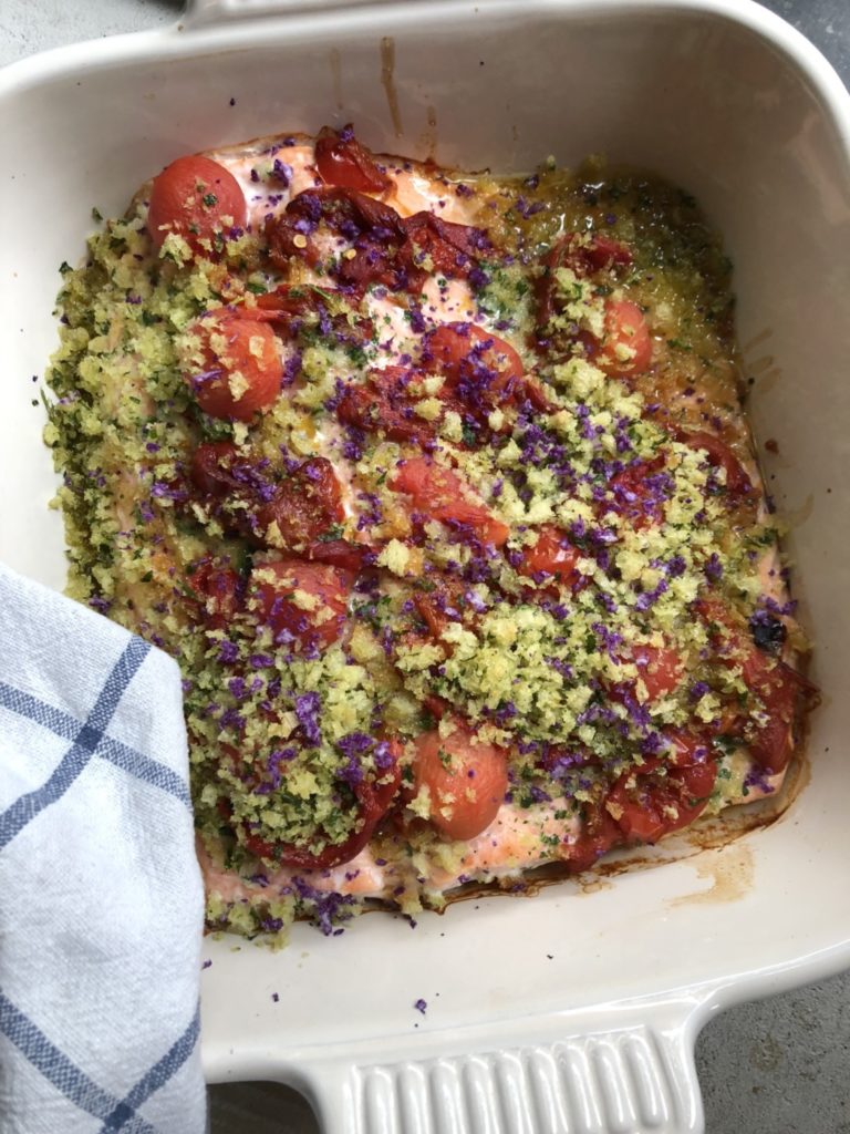 Feestelijke zalm uit de oven