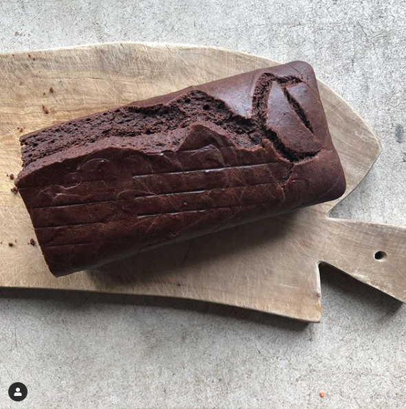 choco silky tofu cake