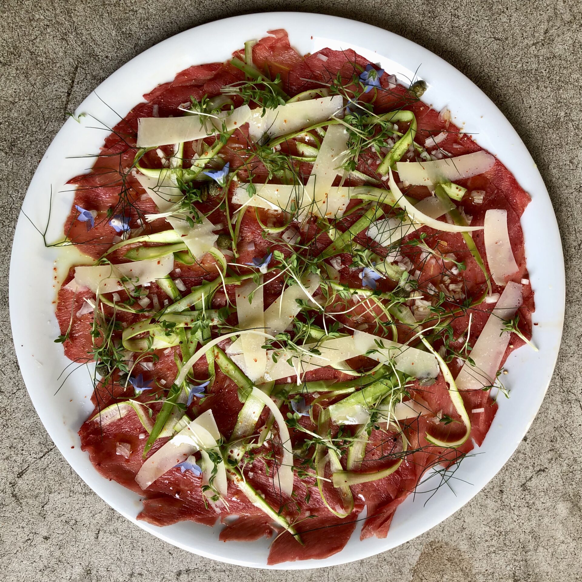 West Zaanse carpaccio Uit de keuken van 8