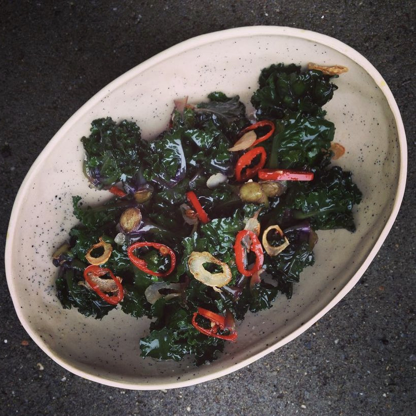 Flower sprouts aglio & olio