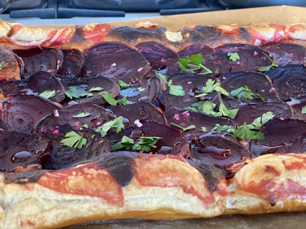 Galette met bietjes